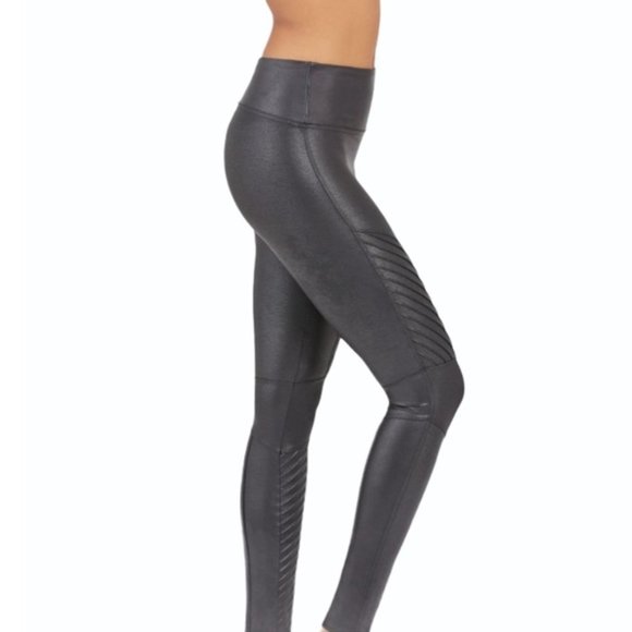 SPANX Pants - NWT SPANX Faux Leather Moto Leggings